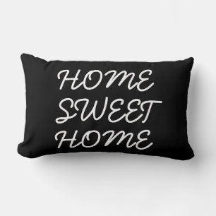 Coussin Rectangle HOME SWEET HOME, lancer l'oreiller