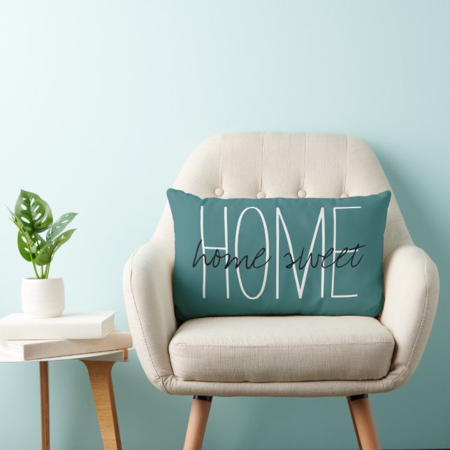 Coussin Rectangle Home sweet Home Typographie (Chaise)