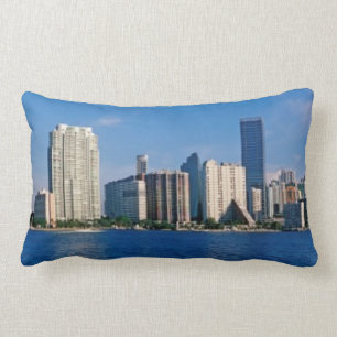 Coussin Rectangle Horizon de Miami, la Floride