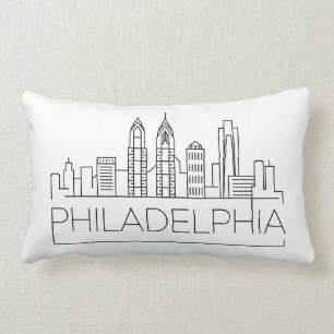 Coussin Rectangle Horizon de Philadelphie