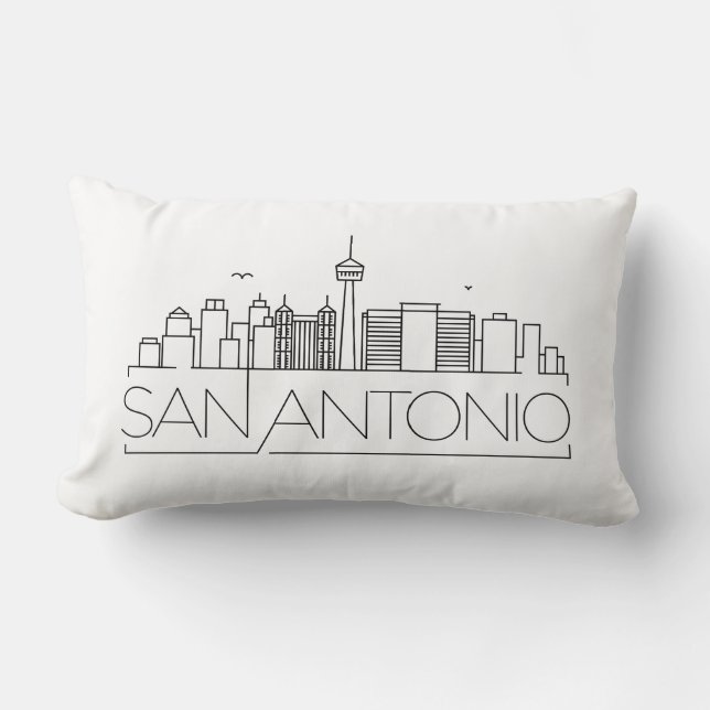 Coussin Rectangle Horizon de San Antonio (Recto)