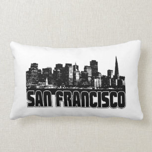 Coussin Rectangle Horizon de San Francisco