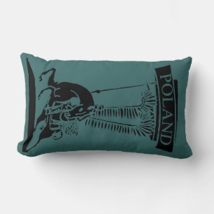 Coussin Rectangle Hussar à ailes polonaises vintages