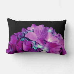 Coussin Rectangle Hydrangea Magenta
