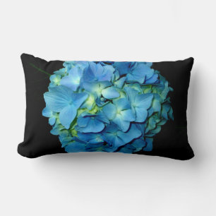 Coussin Rectangle Hydrangée bleue