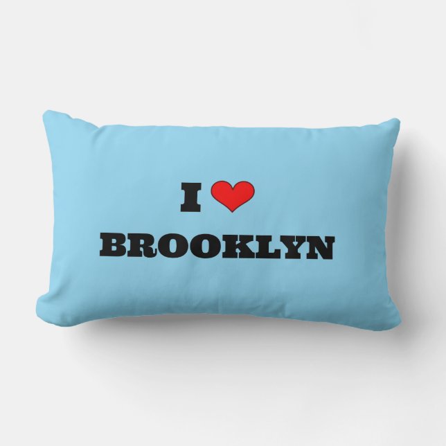 Coussin Rectangle I Love Brooklyn (Recto)