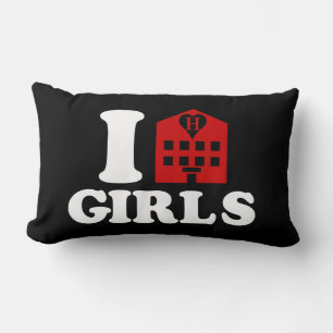 Coussin Rectangle I Love Hotel Girls