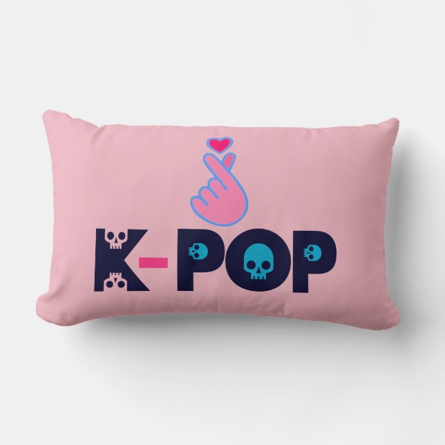 Coussin Rectangle I Love KPop Fabulous Soft et Wrinkle free (Recto)