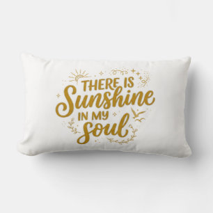 Coussin Rectangle Il y a du soleil dans mon âme
