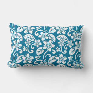 COUSSIN RECTANGLE ÎLE PLUMERIA (CARAÏBE BLEU)