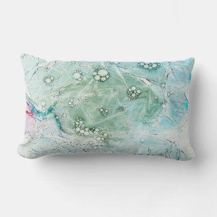 Coussin Rectangle Illustration abstraite multicolore