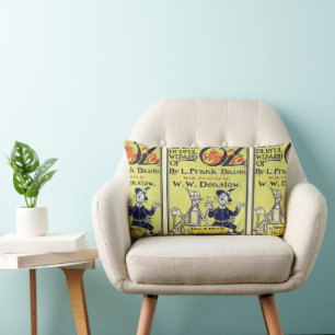 Coussin Rectangle Illustration de couverture de livre vintage du Mag