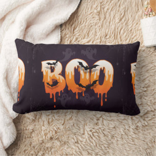 Coussin Rectangle Illustration de la nuit d'Halloween