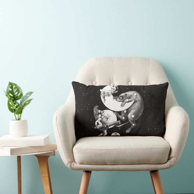 Coussin Rectangle Illustration de la Nuit du Dieu de l'Univers de la (Chaise)