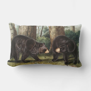 Coussin Rectangle Illustration de l'ours noir américain Ursus Americ