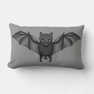 Coussin Rectangle Illustration d'Halloween de chaume cartonnée