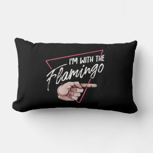 Coussin Rectangle Im Avec Flamant rose Costume Couple Halloween Corr