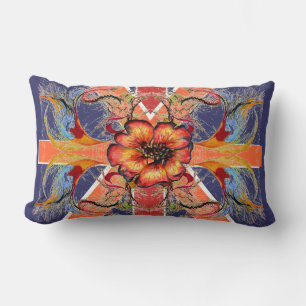 Coussin Rectangle Imaginaire Union Jack élégant de Britannia