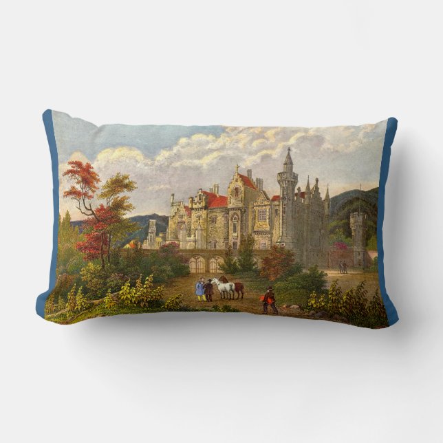Coussin Rectangle impression antique de la maison Abbotsford (Recto)
