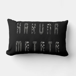 Coussin Rectangle Impression d'art 3D Hakuna Matata