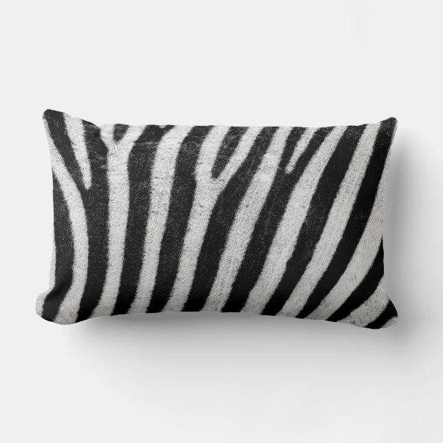 Coussin Rectangle Impression de la peau Zebra (Recto)