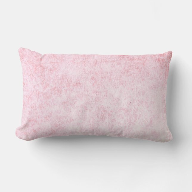 Coussin Rectangle Impression de texture de velours rose clair (Recto)