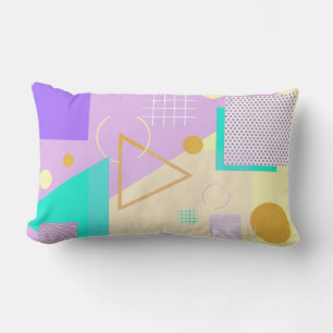 Coussin Rectangle Impression jaune géométrique