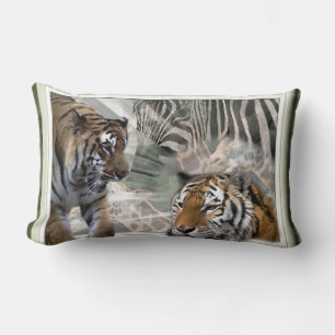 Coussin Rectangle Impression Jungle Primitive