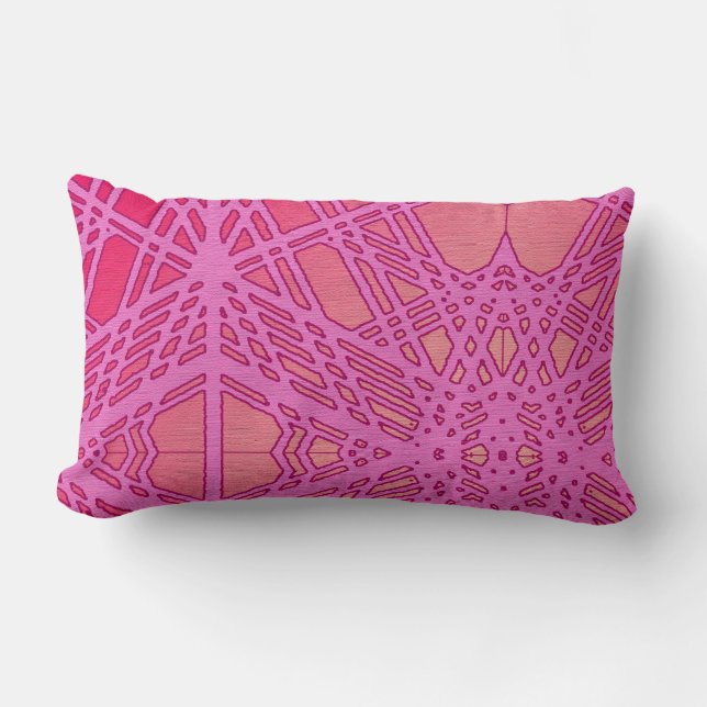 Coussin Rectangle Impression Motif Architectural (Recto)