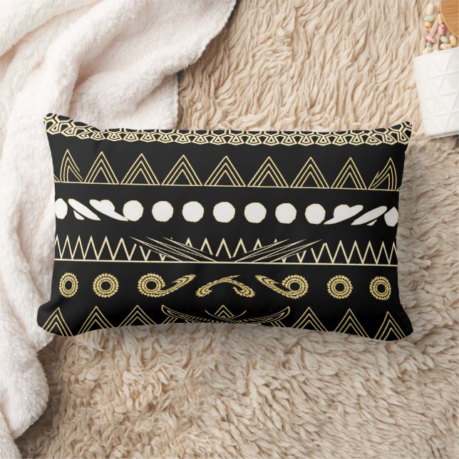 Coussin Rectangle Impression tribale Abstraite africaine (Couverture)