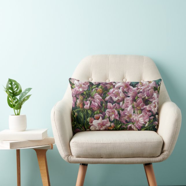 Coussin Rectangle Impressions fleurs sauvages (Chaise)