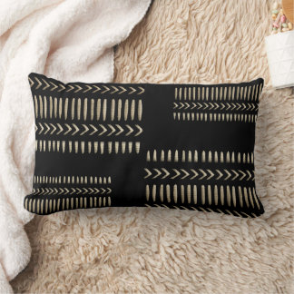 Coussin Rectangle Imprimantes en tissu Kuba géométrique nubienne