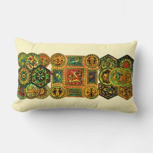 Coussin Rectangle imprimé de motifs Renaissance italienne