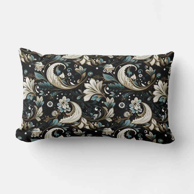 Coussin Rectangle Imprimé Paisley (Recto)