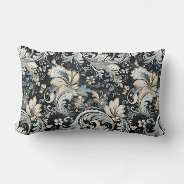 Coussin Rectangle Imprimé Paisley (Recto)