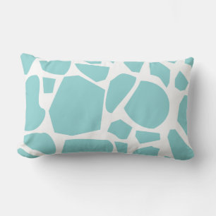 Coussin Rectangle Imprimer Giraffe Bleue