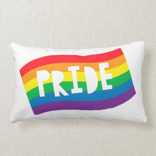 Coussin Rectangle Indicateur Rainbow de Pride