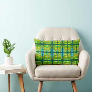 Coussin Rectangle Inspirations du désert vert
