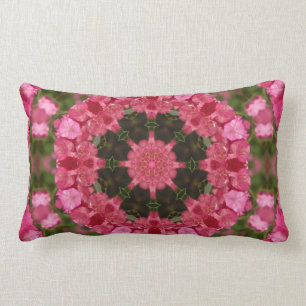 Coussin Rectangle Intégrité l mandala floral rose
