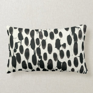 Coussin Rectangle Invariable I   Aquarelle noire