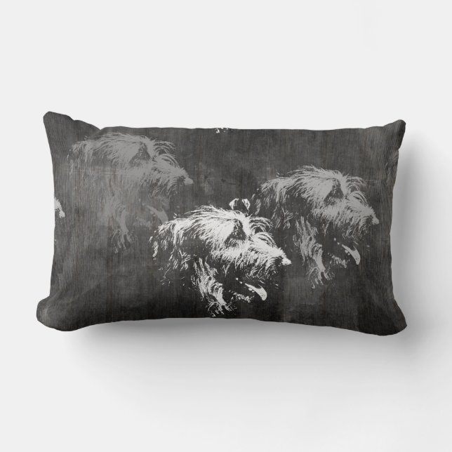 Coussin Rectangle Irish Wolfhound : sosies (Recto)