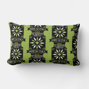 Coussin Rectangle Italien Sardine Art Print Kitchen Cadeau