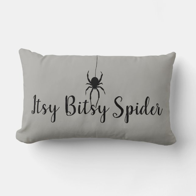 Coussin Rectangle Itsy Bitsy Spider Halloween Jeu d'oreiller (Recto)