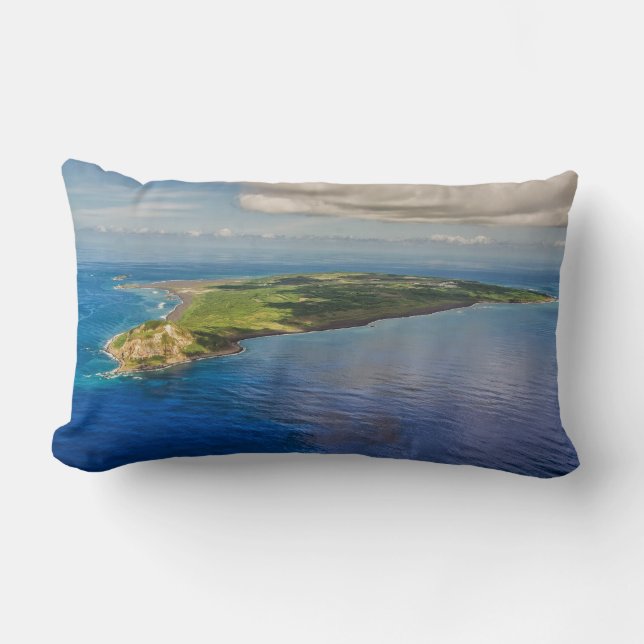 Coussin Rectangle Iwo À Iwo Jima Island (Recto)