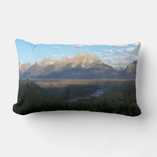 Coussin Rectangle Jackson Hole Mountains (Grand Teton National Park) (Recto)