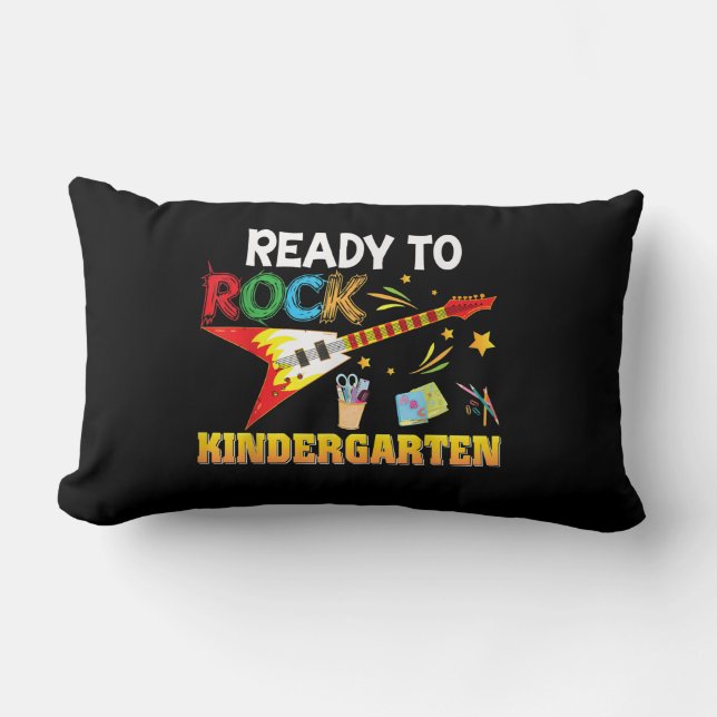 Coussin Rectangle J'ai Ready To Rock (Recto)