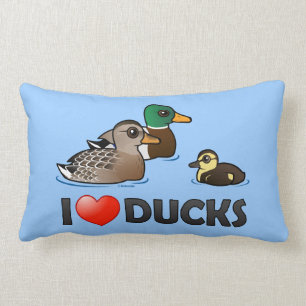 Coussin Rectangle J'aime des canards
