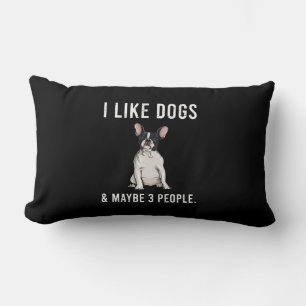 Coussin Rectangle J'Aime Les Chiens De Chiens De Chiens De Chiens Fr