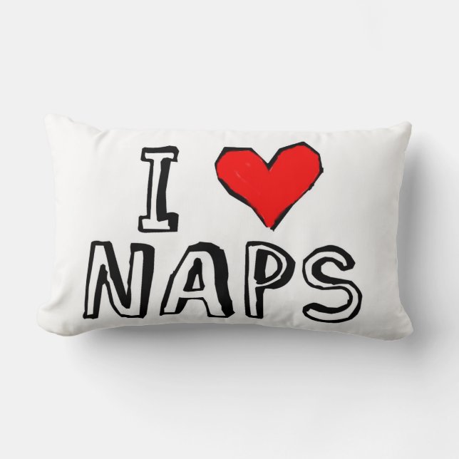 COUSSIN RECTANGLE J'AIME LES NAPS (Recto)