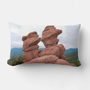 Coussin Rectangle Jardin des Dieux Landmark et Montagnes Lumbar P